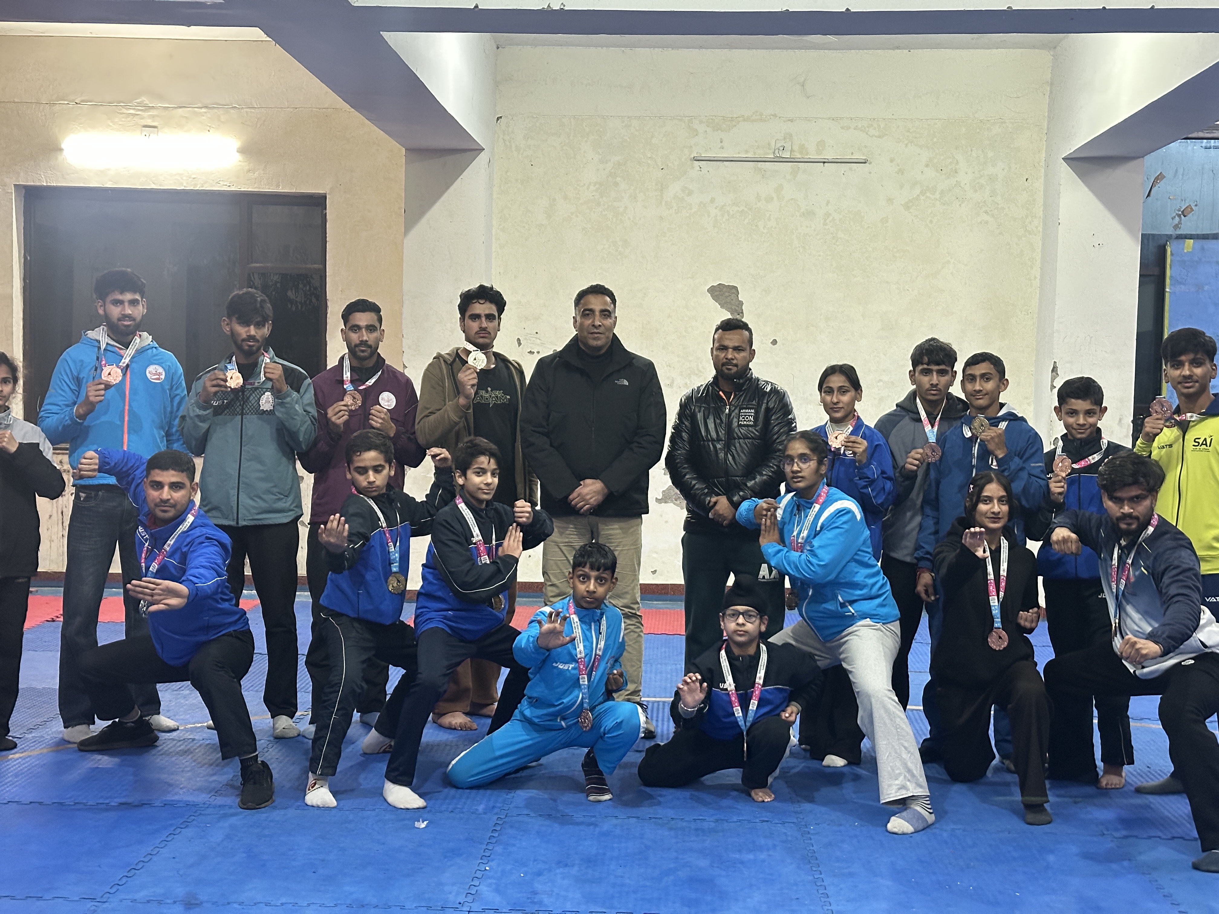 J&K Wushu team excels in Wushu Federation Cup